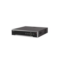 NVR HIKVISION 32 PORTS UP TO 8 MP / 4 SATA /  2 RJ-45 GIGA 256Mbps  Bandwidth 1.5U