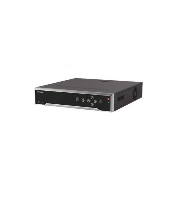 NVR HIKVISION 32 PORTS UP TO 8 MP / 4 SATA /  2 RJ-45 GIGA 256Mbps  Bandwidth 1.5U