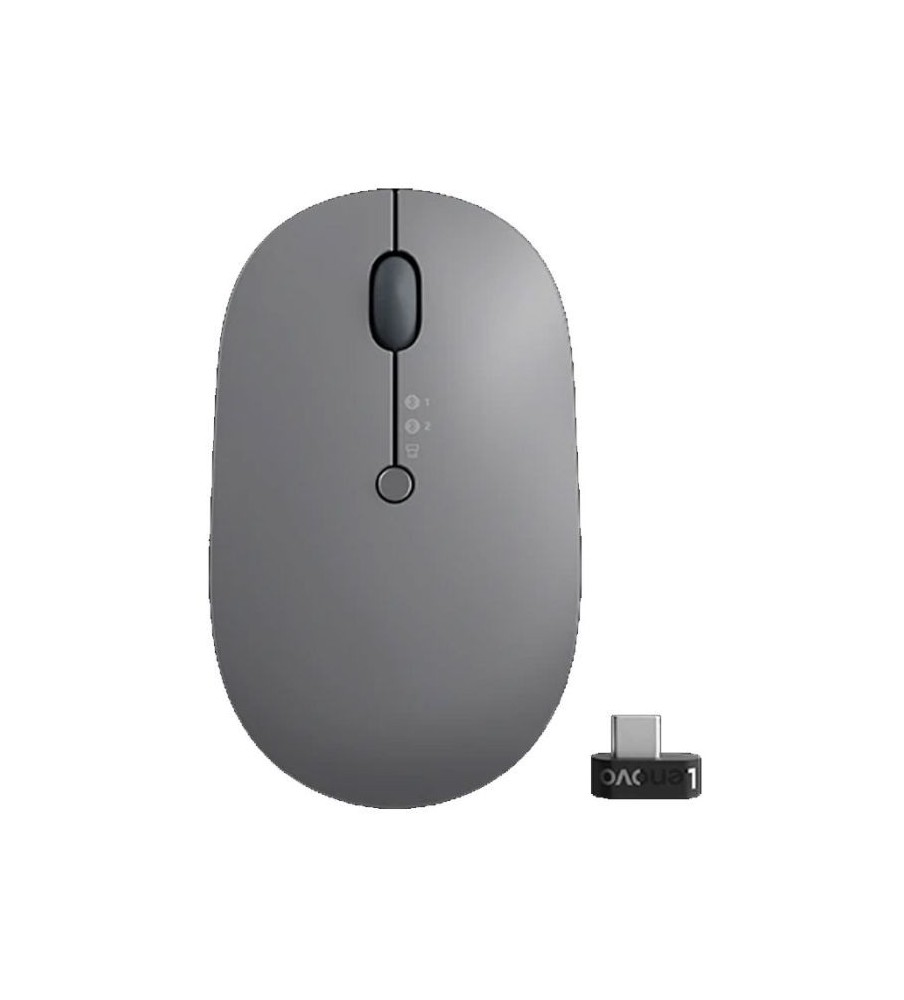 Souris Multi-appareils Sans Fil LENOVO Go - Noir orage