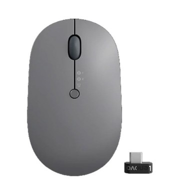 Souris Multi-appareils Sans Fil LENOVO Go - Noir orage