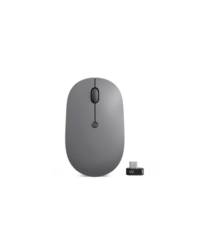 Souris Optique Sans Fil LENOVO GO RECHARGEABLE - Gris Souris Optique Sans Fil LENOVO GO RECHARGEABLE - Gris