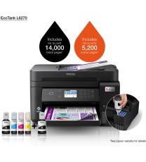 Imprimante à Réservoir Intégré EPSON ECOTANK L6270 3En1 Couleur , WIFI