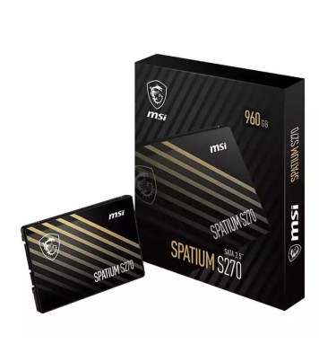 Disque Dur Interne MSI Spatium S270 SATA 960 Go SSD 2.5”