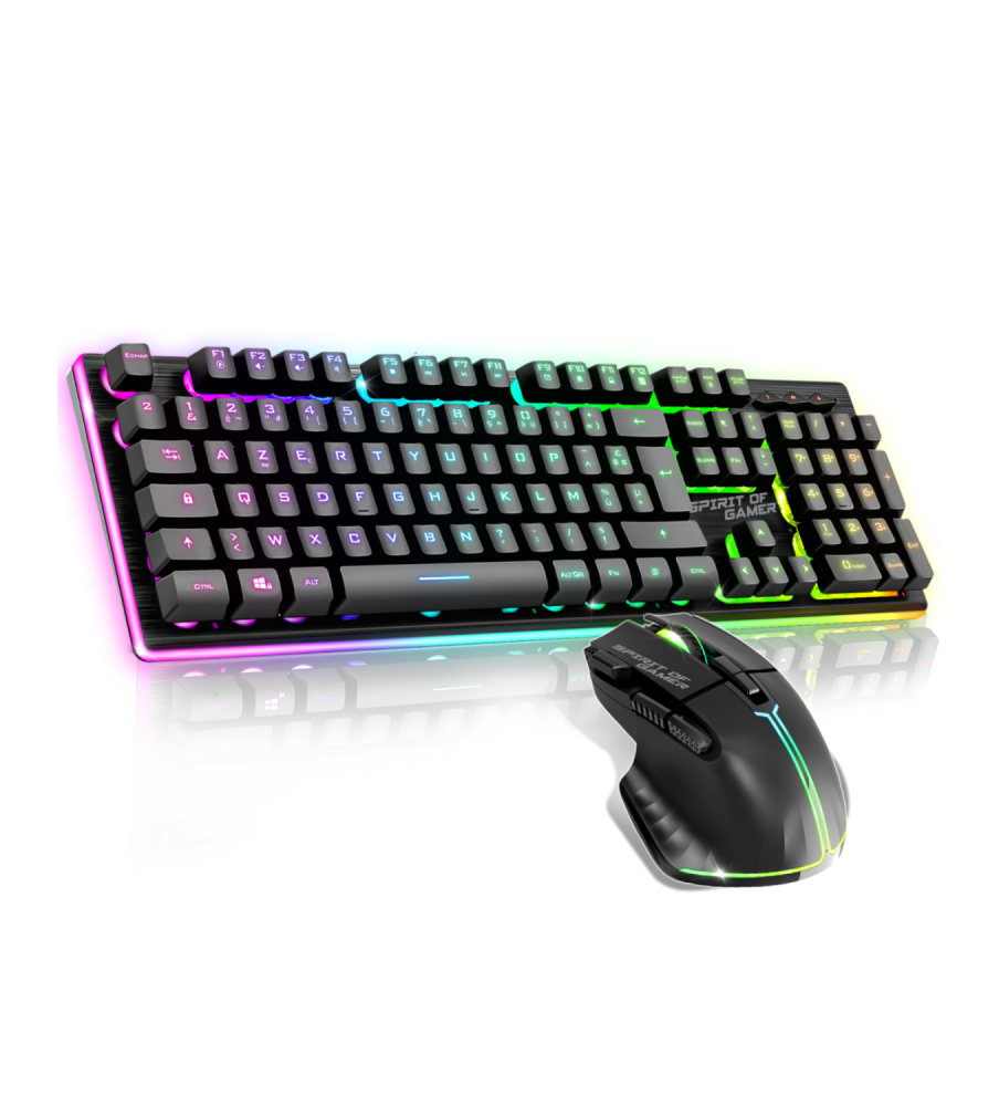 Ensemble Clavier et Souris Gamer Sans Fil Spirit of Gamer ULTIMATE 600 / Noir