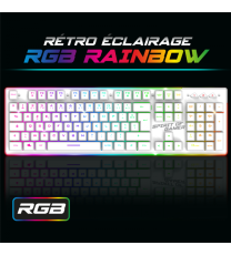 Pack Gamer Sans Fil  Clavier et Souris Gamer Sans Fil Spirit of Gamer ULTIMATE 600 / Blanc