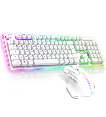 Pack Gamer Sans Fil  Clavier et Souris Gamer Sans Fil Spirit of Gamer ULTIMATE 600 / Blanc