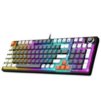 Clavier Gamer Filaire Spirit Of Gamer Xpert K350 Rgb Switch Marron Gris – CLA-XK350GR