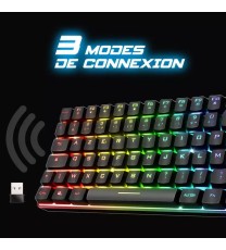 Clavier Gamer Sans Fil Spirit Of Gamer ELITE-K70 RGB - Noir