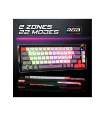 Clavier Gamer Sans Fil SPIRIT OF GAMER Xpert k600 RGB -Gris – CLA-XK600RF