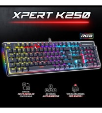 Clavier Gamer Filaire SPIRIT OF GAMER XPERT-K250 RGB - Noir