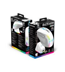 Souris Gaming Sans Fil Spirit of Gamer ELITE M50 ARTIC / RGB / Blanc