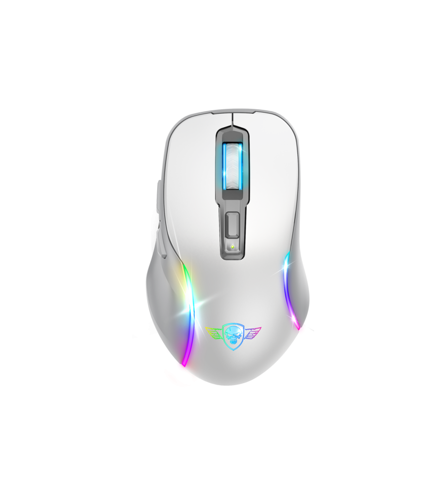 Souris Gaming Sans Fil Spirit of Gamer ELITE M50 ARTIC / RGB / Blanc