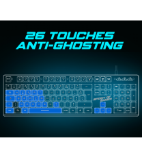 Ensemble Clavier et Souris Gamer Filaire SPIRIT OF GAMER ULTIMATE 600 - Noir