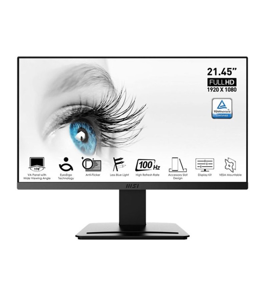 Ecran MSI PRO MP223 21.45'' FHD 100 Hz - Noir Ecran MSI PRO MP223 21.45'' FHD 100 Hz - Noir