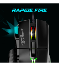 Ensemble Clavier et Souris Gamer Filaire SPIRIT OF GAMER ULTIMATE 600 - Noir