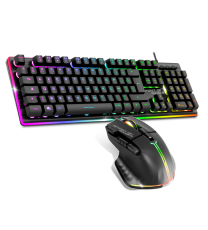 Ensemble Clavier et Souris Gamer Filaire SPIRIT OF GAMER ULTIMATE 600 - Noir