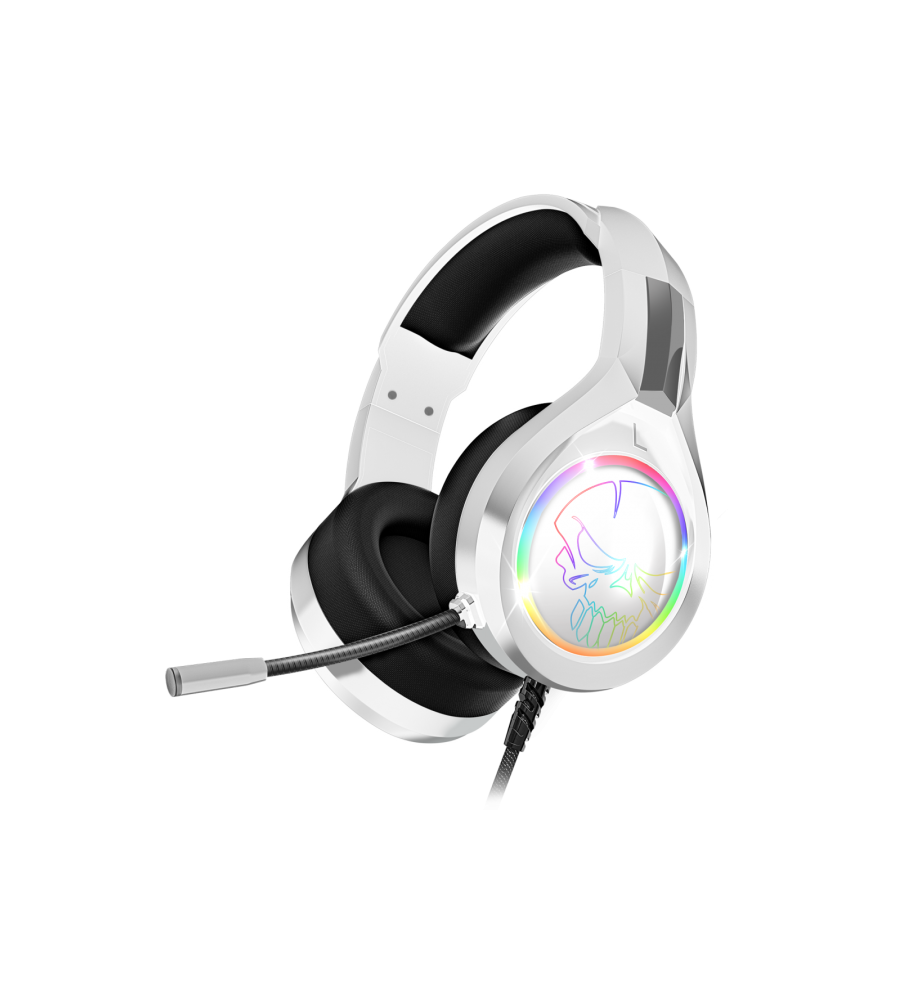 Micro Casque Gamer SPIRIT OF GAMER Pro H8 LED RGB - Blanc
