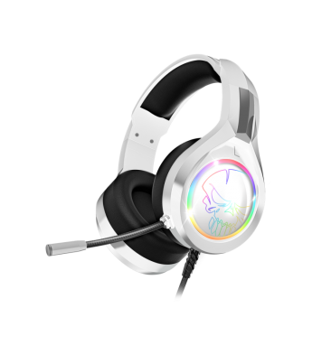Micro Casque Gamer SPIRIT OF GAMER Pro H8 LED RGB - Blanc
