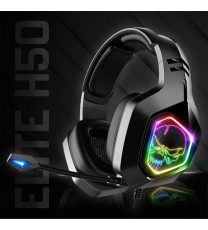 Micro Casque Gamer Filaire SPIRIT OF GAMER Elite H50 Edition RGB - Noir