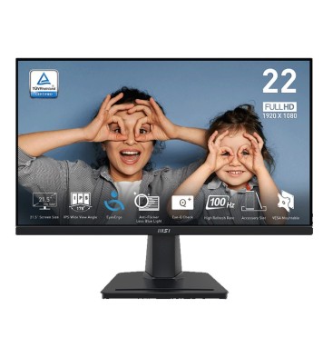 Ecran MSI PRO MP225 21.5" FHD 100Hz IPS Noir