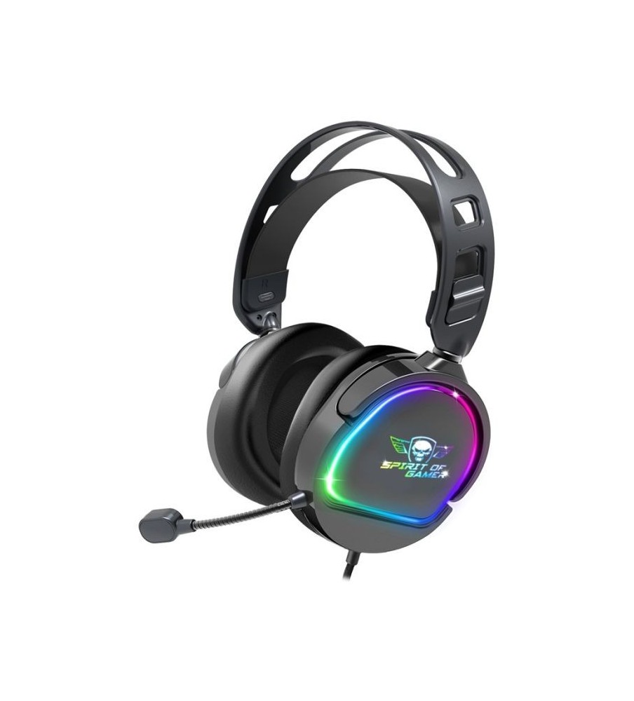 Casque Micro Gaming Spirit of Gamer PRO-H6 DARK / RGB / Noir