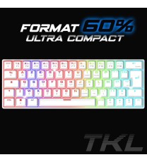 CLAVIER SOG XPERT K200 DARK MECA RGB SANS FIL / Blanc