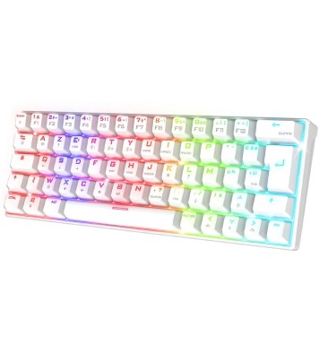CLAVIER SOG XPERT K200 DARK MECA RGB SANS FIL / Blanc