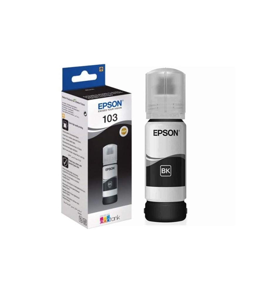 Bouteille D'encre Original EPSON ECOTANK 103 - Noir
