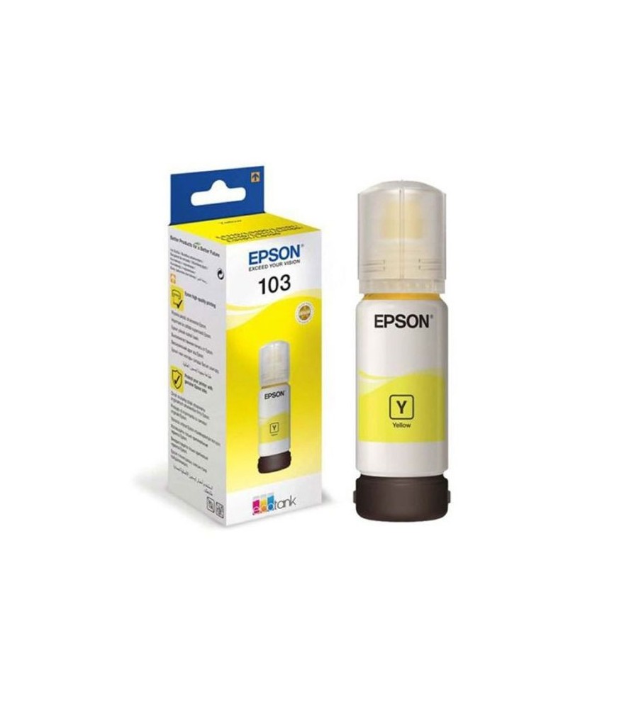 Bouteille D'encre Original EPSON ECOTANK 103 - Jaune