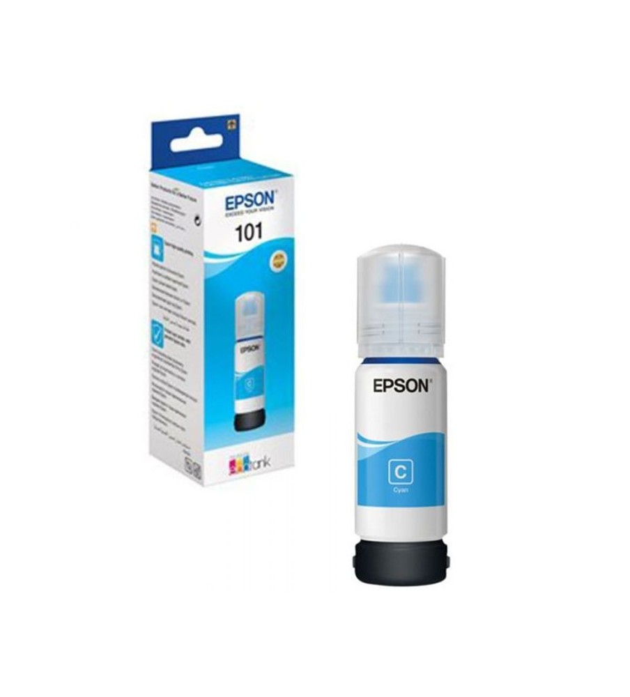 Bouteille D'encre Original EPSON 101 - Cyan (C13T03V24A)