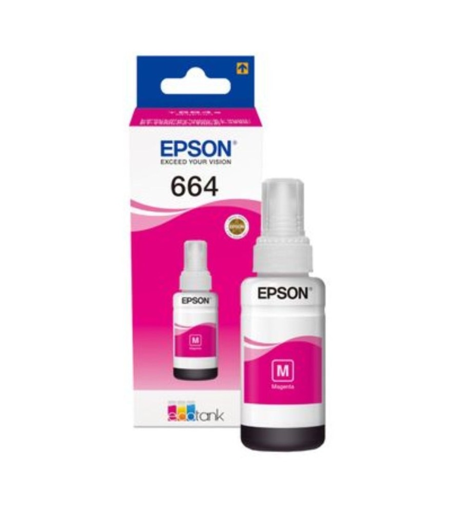 Bouteille D'encre Original EPSON T6643 - Magenta Bouteille D'encre Original EPSON T6643 - Magenta