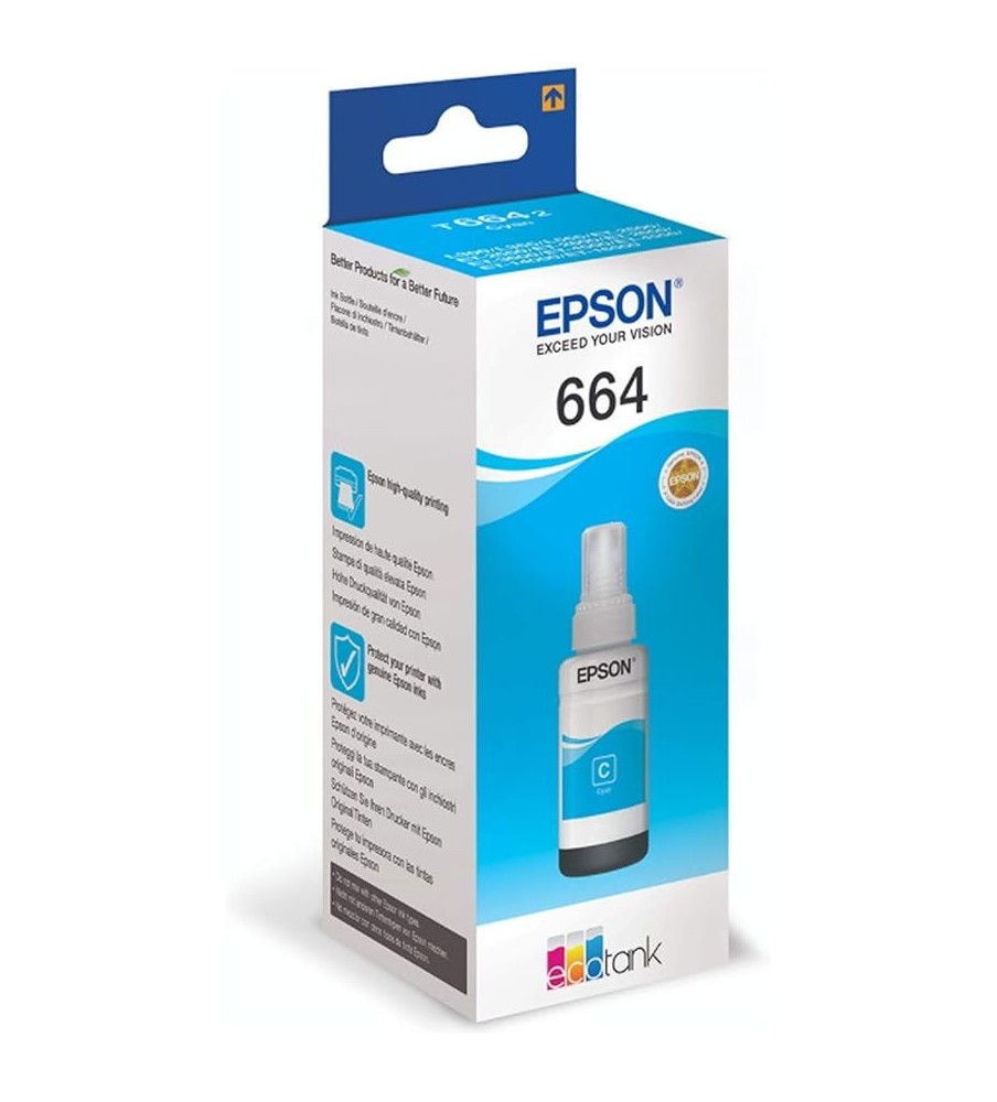 Bouteille D'encre Original EPSON T6642 - Cyan Bouteille D'encre Original EPSON T6642 - Cyan