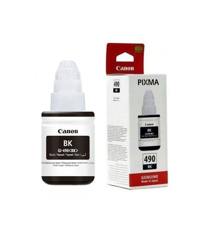 Bouteille d'encre Original Canon GI 490 BK - Noir (GI-490-N)