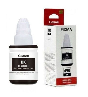 Bouteille d'encre Original Canon GI 490 BK - Noir (GI-490-N)