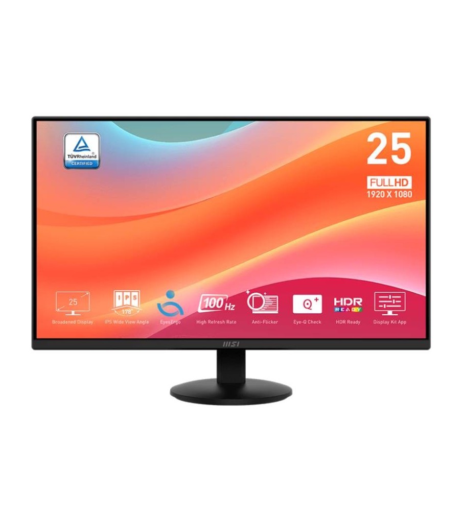 Ecran MSI PRO MP252L 24.5" Full HD IPS 100 Hz
