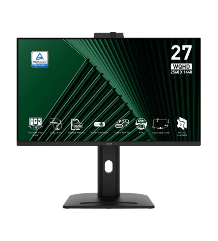 Ecran MSI PRO MP275QPDG 27" WQHD IPS 100 Hz - Noir - Pivotant