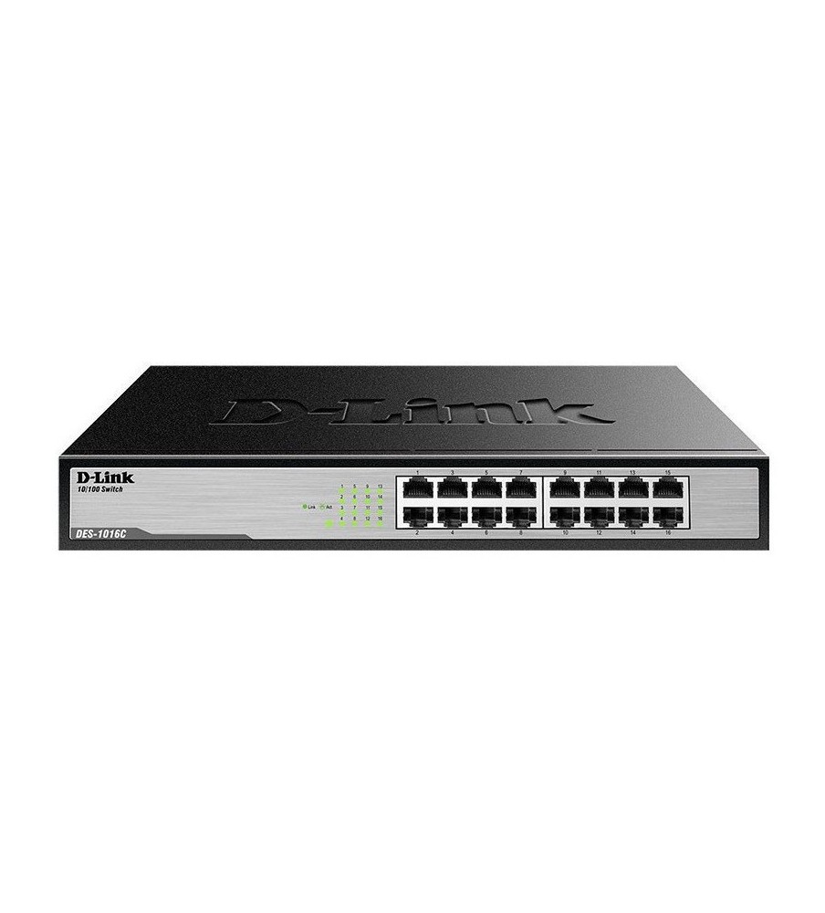 SWITCH D-LINK DGS-1016C 16 PORTS GIGABIT 10/100/1000 MBPS SWITCH D-LINK DGS-1016C 16 PORTS GIGABIT 10/100/1000 MBPS