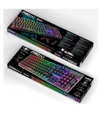 Clavier Spirit Of Gamer Semi Mécanique Pro-K1 RGB 3 Modes -Noir