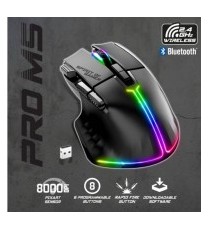 Souris Gamer sans fil Spirit of Gamer PRO M5 DARK (8000 dpi) - Noir