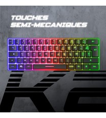 Clavier Gamer Filaire SPIRIT OF GAMER PRO-K2 RGB - Noir