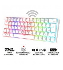 Clavier Gamer SPIRIT OF GAMER XPERT-K200 RGB - Blanc