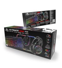 Pack Gaming ULTIMATE 300 4EN1 Spirit Of Gamer , Clavier + Souris + Tapis + Casque