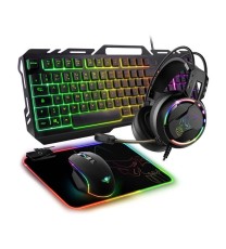 Pack Gaming ULTIMATE 300 4EN1 Spirit Of Gamer , Clavier + Souris + Tapis + Casque