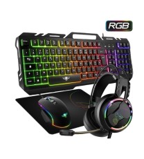 Pack Gaming Spirit Of Gamer PRO-MKH5, Casque + Clavier + Souris + Tapis