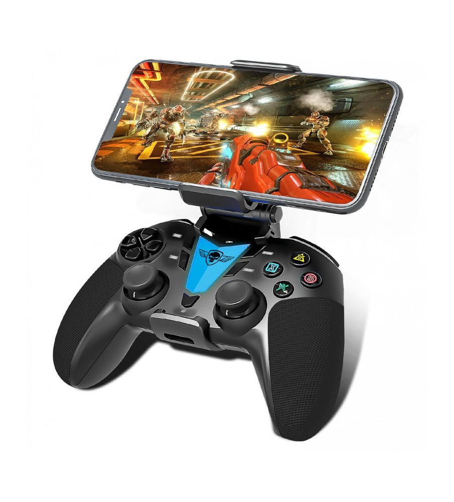 Manette De Jeux Sans Fil Spirit Of Gamer Predator Pour Smartphone + support Inclu – Noir