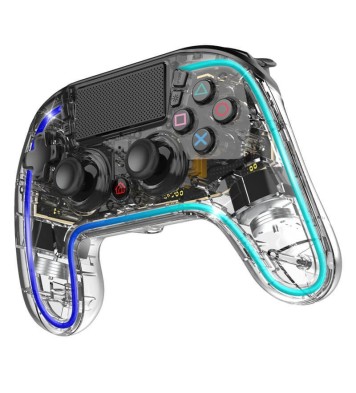 Manette de Jeu Sans Fil SPIRIT OF GAMER NÉON RGB - Transparente