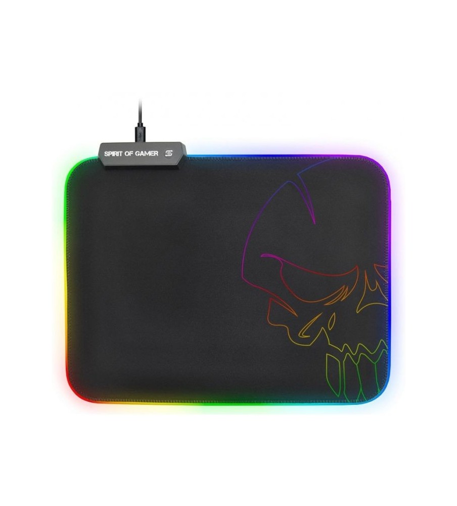 Tapis de Souris Gamer SPIRIT OF GAMER RGB M - Noir
