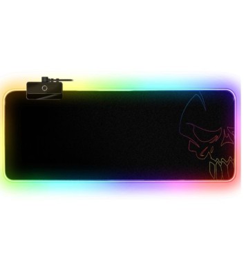 Tapis de Souris Gamer SPIRIT OF GAMER Darkskull RGB XXL - Noir