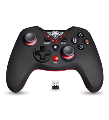 Manette de Jeux Sans Fil SPIRIT OF GAMER RFXPG Pour PS3/PC - Noir&Rouge