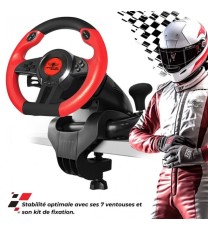 Volant De Course SPIRIT OF GAMER PRO 1 - Noir&Rouge